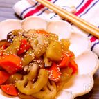 【根菜で始まる冬の訪れ!!】根菜の和風炒め