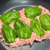 この作り方は衝撃的！♡ピーマン肉うめの工程2