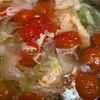 たぐともの作ってみた!投稿(レタスとトマトのサンラータン)