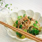 パパッと♪【簡単】和えるだけ！ブロッコリーのおかかマヨ和え