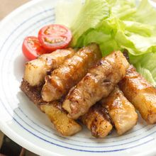 我が家で人気 長芋の豚肉巻き