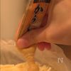 【春菊とはんぺんの春巻き】チーズ入り♡の工程1