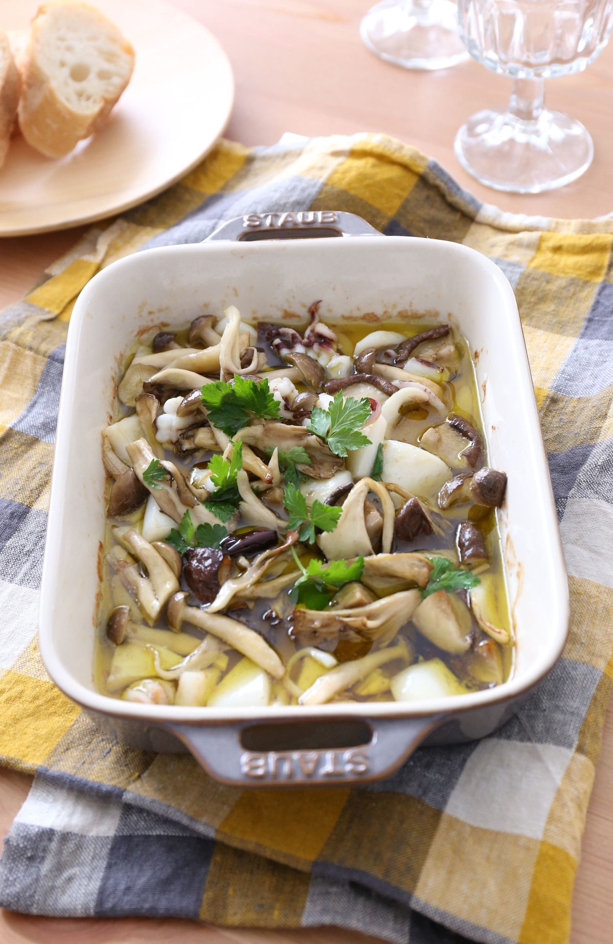 イカときのこのアヒージョ レシピサイトnadia