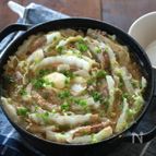 ごま味噌バターのミルフィーユ鍋