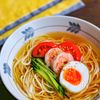 うどんスープで作れちゃう!冷麺風そうめん