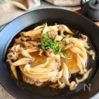 玉ねぎとろ甘♡簡単【玉ねぎのはさみ焼き きのこあんかけ】