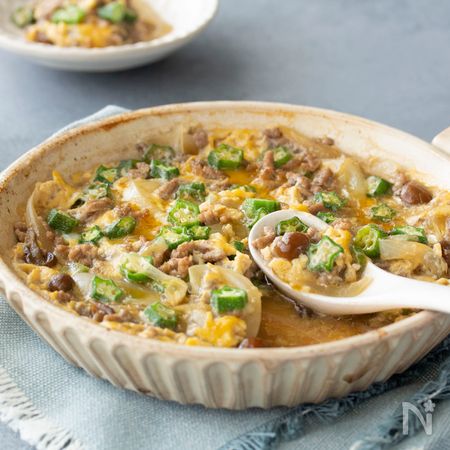 豚ひき肉とおくらのとろとろ卵とじ By 玉田 悦子 レシピサイト Nadia ナディア プロの料理家のおいしいレシピ