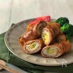 おかずにお弁当に大人気！＊キャベちくチー豚巻き＊
