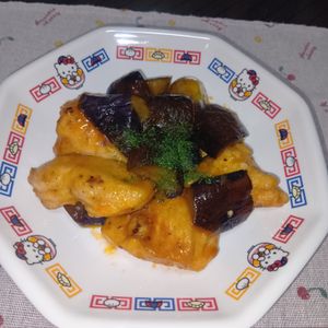 936858の作ってみた!投稿(【簡単に作れる！】鶏むね肉となすの甘酢炒め)