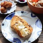 塩昆布とチーズの焼きおにぎり