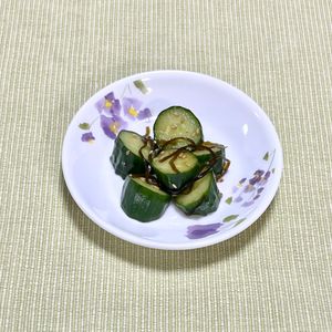 キャピタンの作ってみた!投稿(塩昆布とぽん酢で簡単！きゅうりのさっぱり生姜漬け)