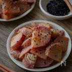赤カブの生姜味噌和え