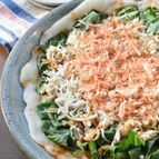 あと惹く旨さ♡香ばしさがたまらない♡バター醤油の餅ピザ♡