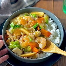 【中華丼】定番♩具材の旨みで絶品！