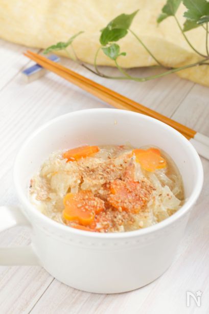 えび香る!10分で出来るさっぱり春雨スープ