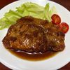 りんごの作ってみた!投稿(お手軽ごちそうおかず♡『はちみつジンジャーポークステーキ』)