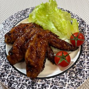 楽ラク手抜キッチン🐶🐾の作ってみた!投稿(簡単絶品！フライパンで鶏手羽先のローストチキン風)