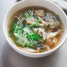 肉団子の春雨スープ