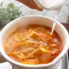 【厚揚げのチリ風とろたまスープ】甘辛でハマる！節約スープ♡の工程4