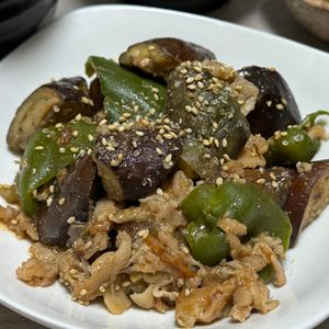 みーこの作ってみた!投稿(【ワンパン！豚バラ茄子ピーマンのスタミナ味噌炒め】時短レシピ)