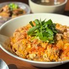 豚こまでお手軽に🐷ふわとろ卵の他人丼🥢