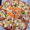 のんちの作ってみた!投稿(食パンで簡単！クリスマスツリーピザ)