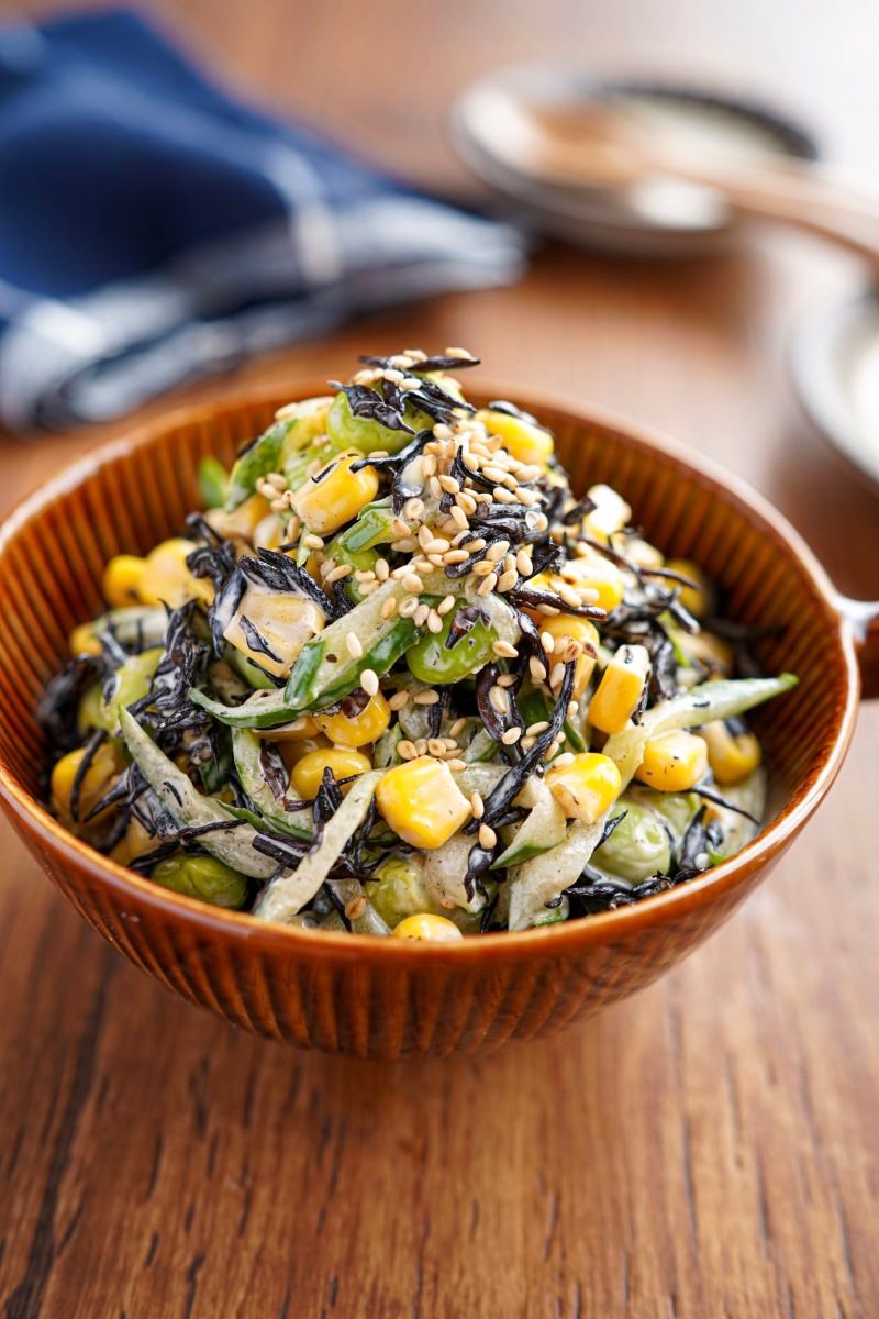 【ひじきと枝豆コーンのマヨサラダ】栄養たっぷり♬︎ レシピサイトNadia