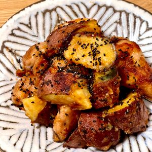 michuの作ってみた!投稿(ご飯がすすむ♪【鶏肉とさつまいもの白だし味噌炒め】)