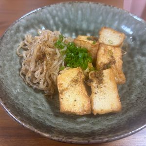 こむぎの作ってみた!投稿(材料2つ＊厚揚げと結びしらたきの甘辛煮【味しみのポイント】)