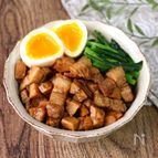 たけのこでかさまし！簡単ルーローハン