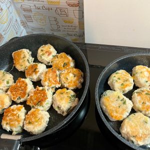 896266の作ってみた!投稿(【明太チーズしそつくね】包丁不要の作り置き)