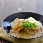 ごま風味冷やしカレーうどん