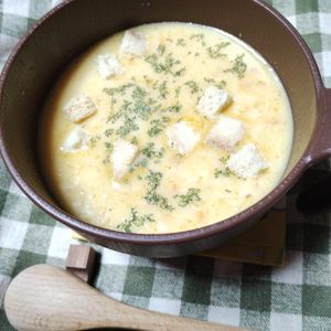 M＊Pの作ってみた!投稿(コクうま＊かぼちゃとベーコンのスープ)