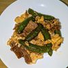 joe sanの作ってみた!投稿(豚バラ肉とスナップえんどうの中華炒め”たまご入り♡”)