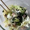 和えるだけ♪【シャキシャキ白菜とさば缶の和風サラダ】の工程2