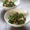 サッと茹でて栄養価を高める★春菊とブナシメジの胡麻和え