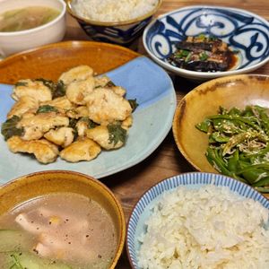 ぴいすけの作ってみた!投稿(【絶品！しっとり鶏むね肉の梅しそ和え】大葉と梅だれがそそる♡)