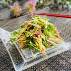 新ジャガと水菜の香味ナムル
