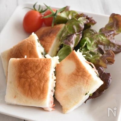 【はんぺんのカニカマサンドバターソテー】時短簡単！