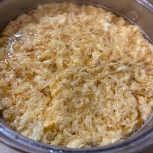 iwackの作ってみた!投稿(ふわふわ卵スープの黄金比！混ぜ方だけで感動食感◎)