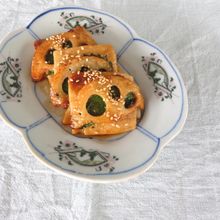 生麩とレンコンの蒲焼風