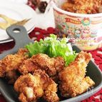 ザクザク食感♡漬けて焼くだけ＊フライドチキンカレー風味♡