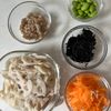 コンロ不使用！腸活に！デリ風れんこんとひじきの雑穀入りサラダの下準備