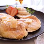 bills風のリコッタチーズパンケーキ♬HMで簡単朝食