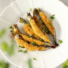 カレー香る ししゃものマヨチーズパン粉焼き