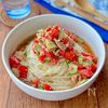 やさしく整う夏麺・ツナトマぶっかけそうめんの工程4