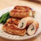 黒豆入りマッシュポテトの肉巻き