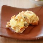 かぼちゃとクリームチーズのかき揚げ