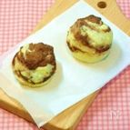 ダイエット中のおやつに♪もっちりマーブル蒸しケーキ