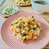【明太子炒飯】春の味覚「ぶんどまめ」と「わけぎ」を加えて♪